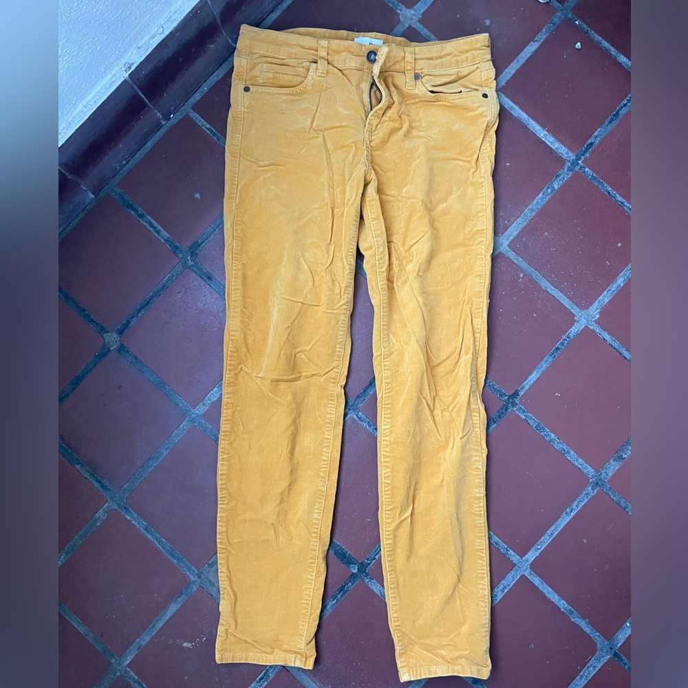 Edyson Women’s Yellow Corduroy Pants